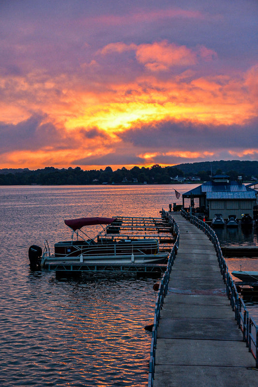 Dockside Dusk on Douglas Lake