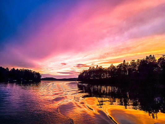 Cotton Candy Skies over Douglas Lake