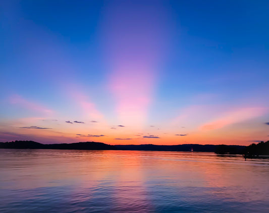 Radiant Sky Over Still Waters
